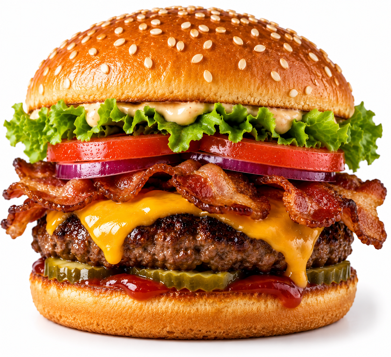 Beef Bacon Burger image