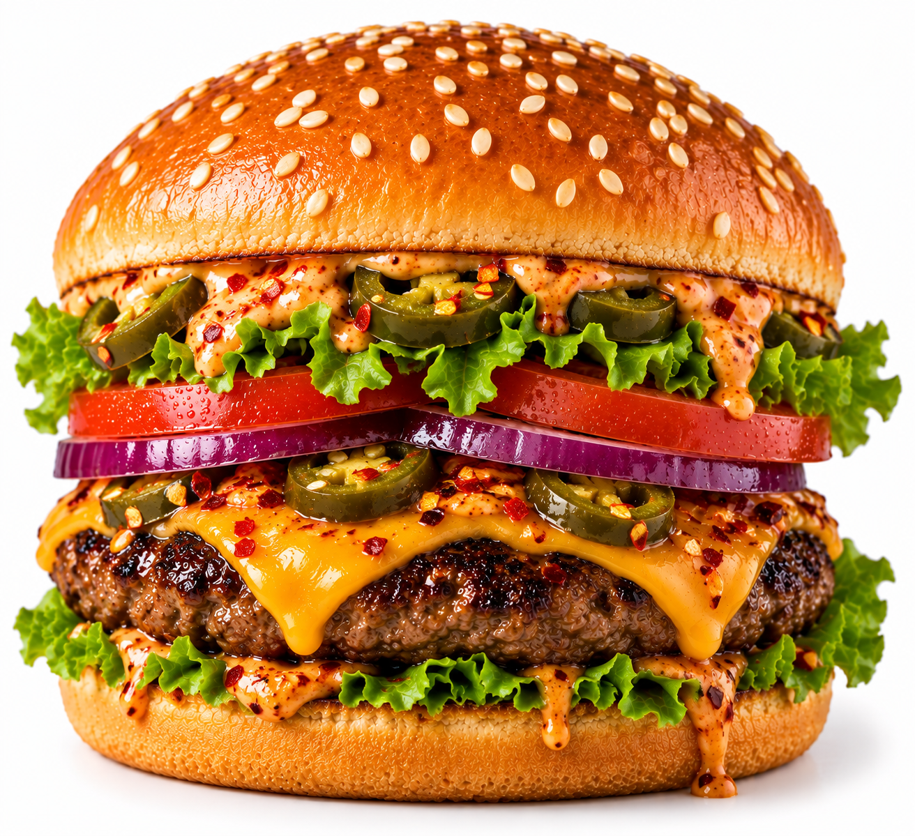Spicy Beef Burger image