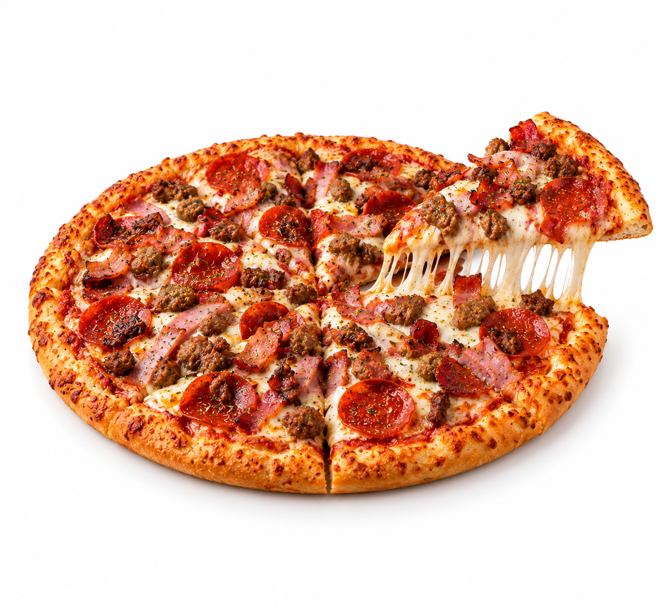 Mixed Meat Pizza image