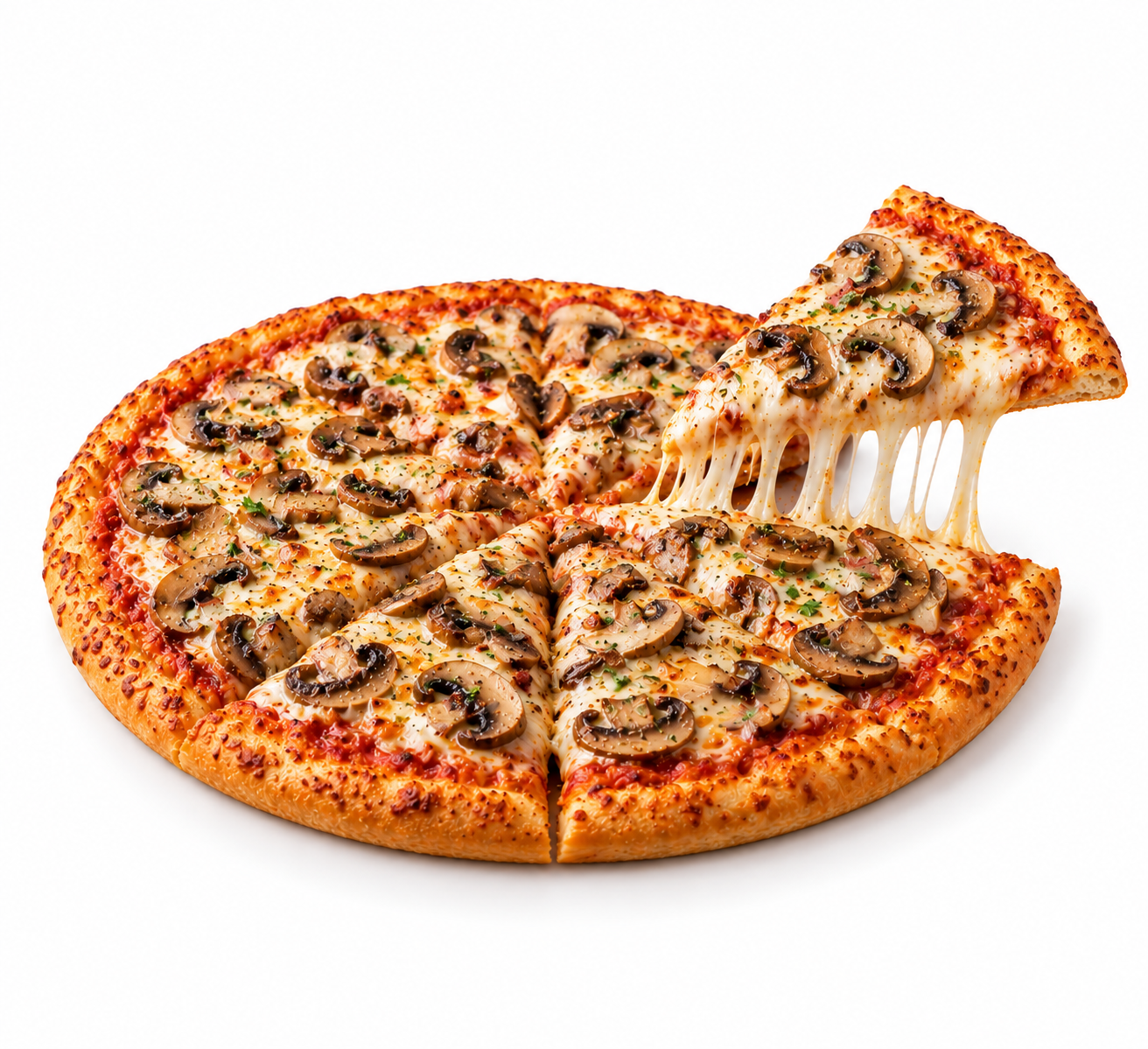 Mushroom Pizza image