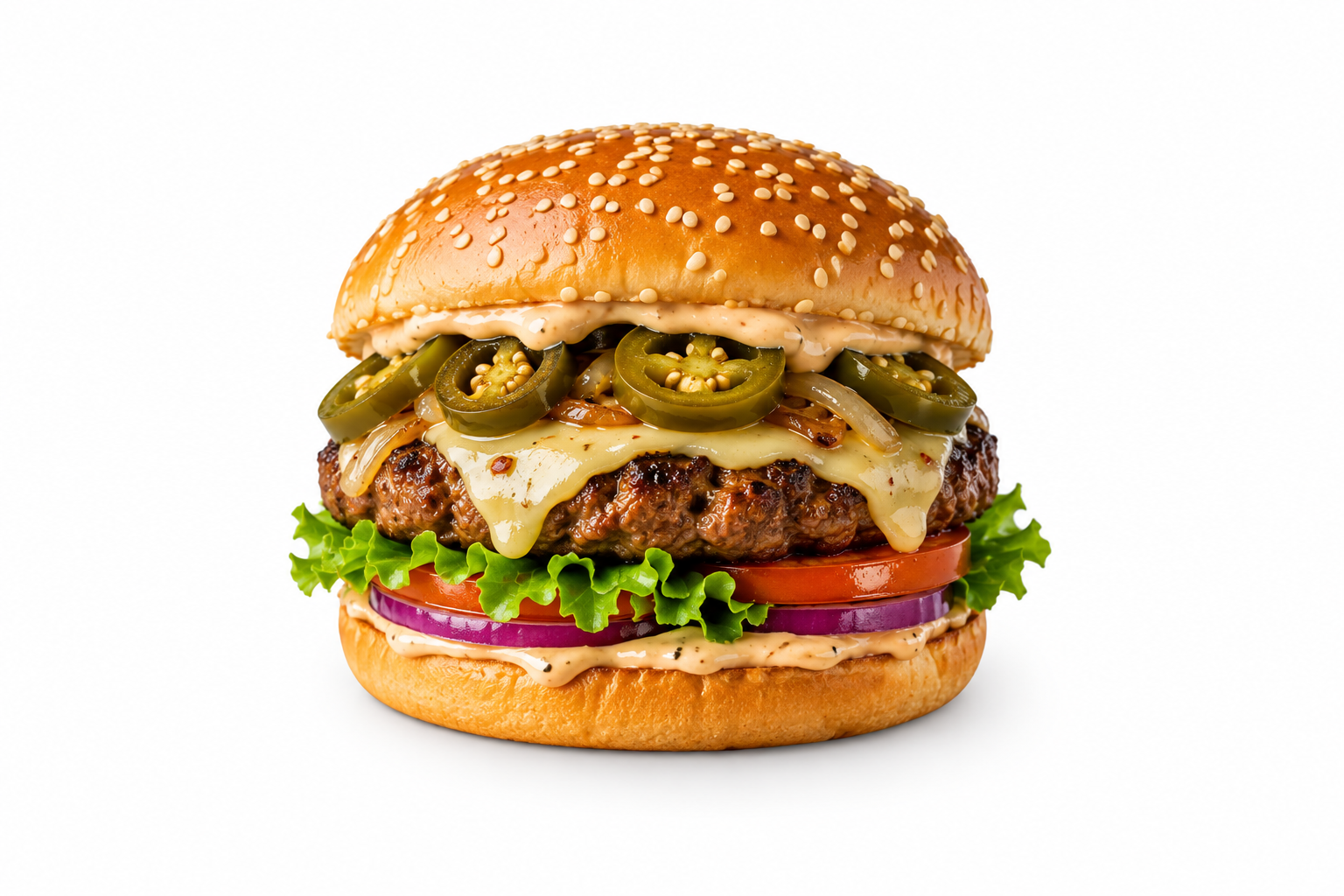 Jalapeño Beef Burger image